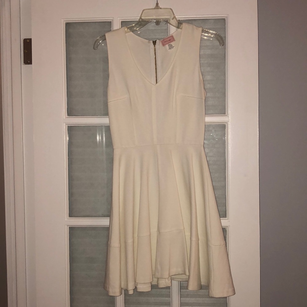 White Fit and Flare dress